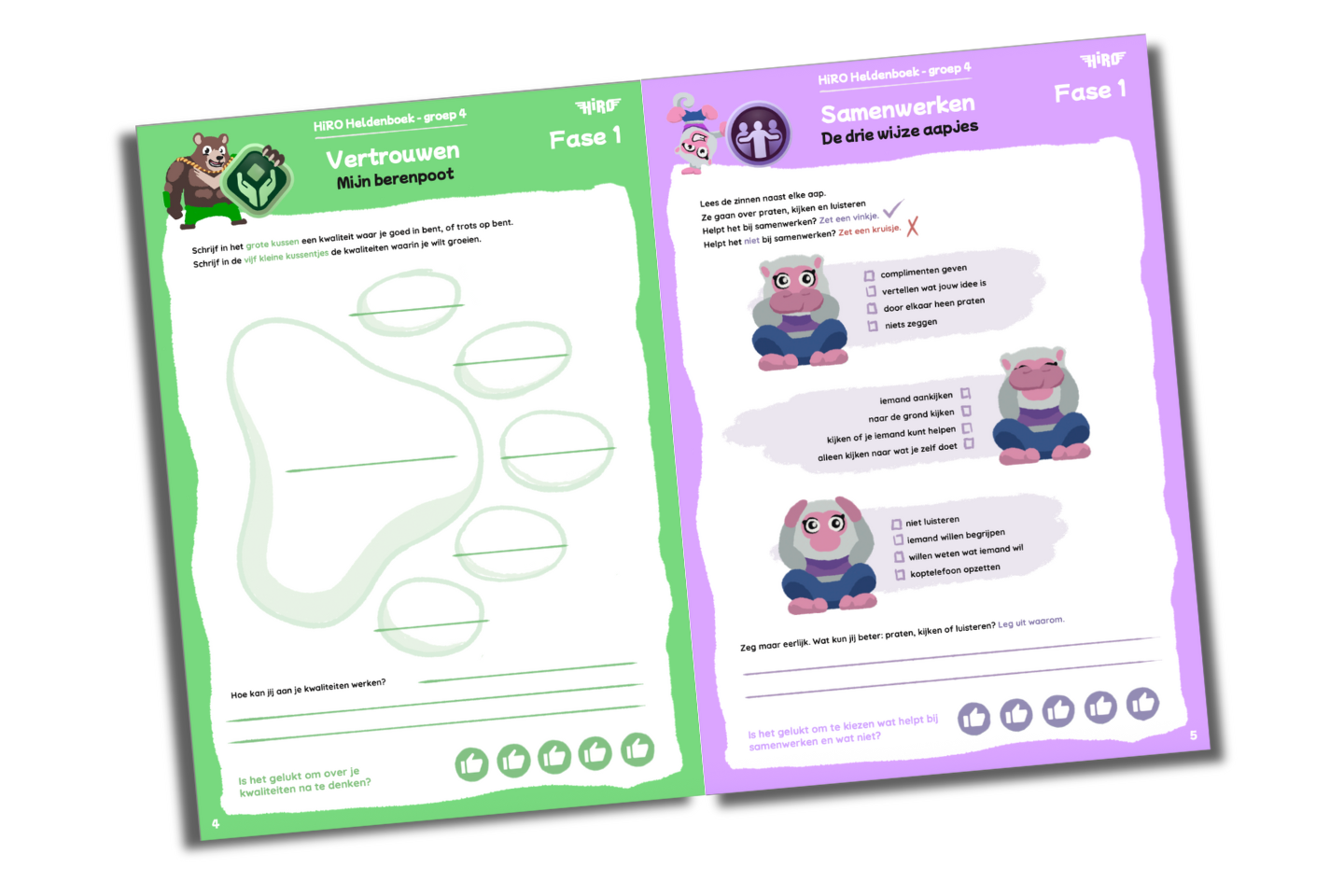 Heldenboek groep 4 (per stuk)