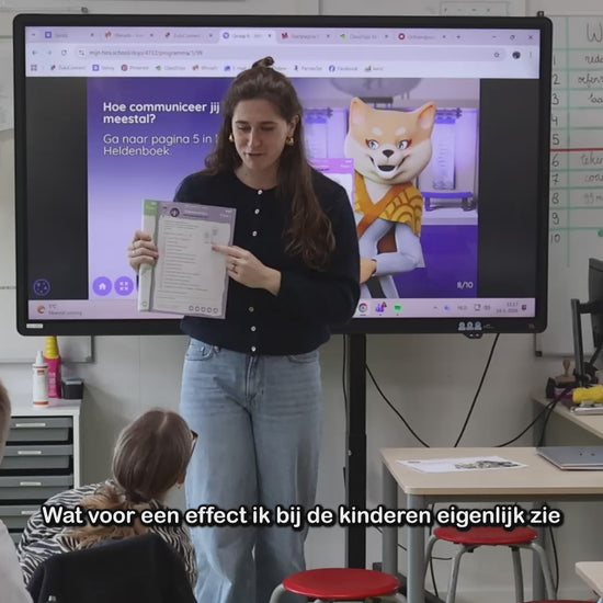 Het Heldenboek in de klas