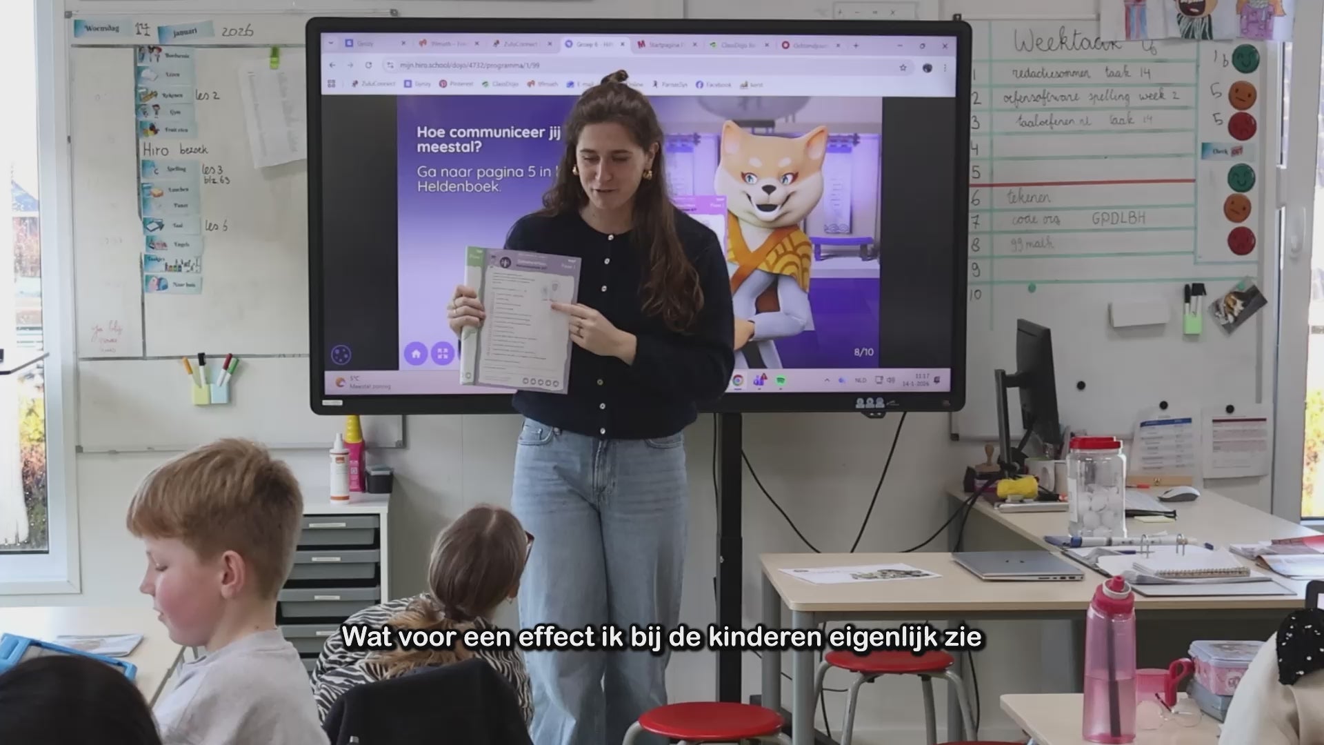 Het Heldenboek in de klas