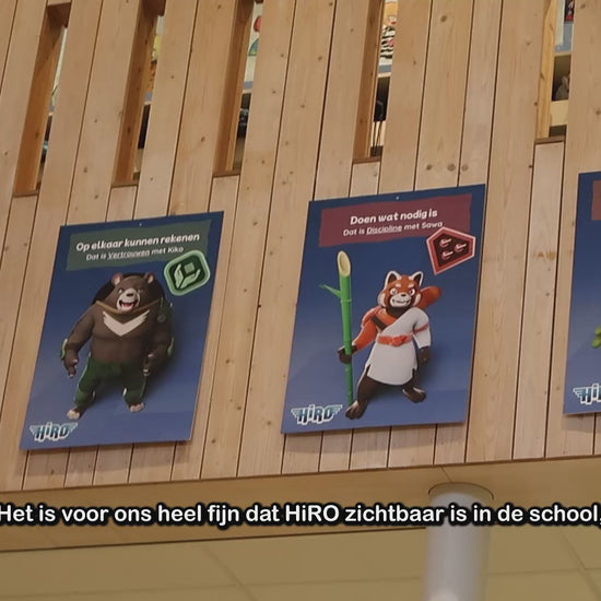 De Waardendieren Posters op school
