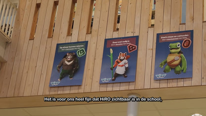 De Waardendieren Posters op school